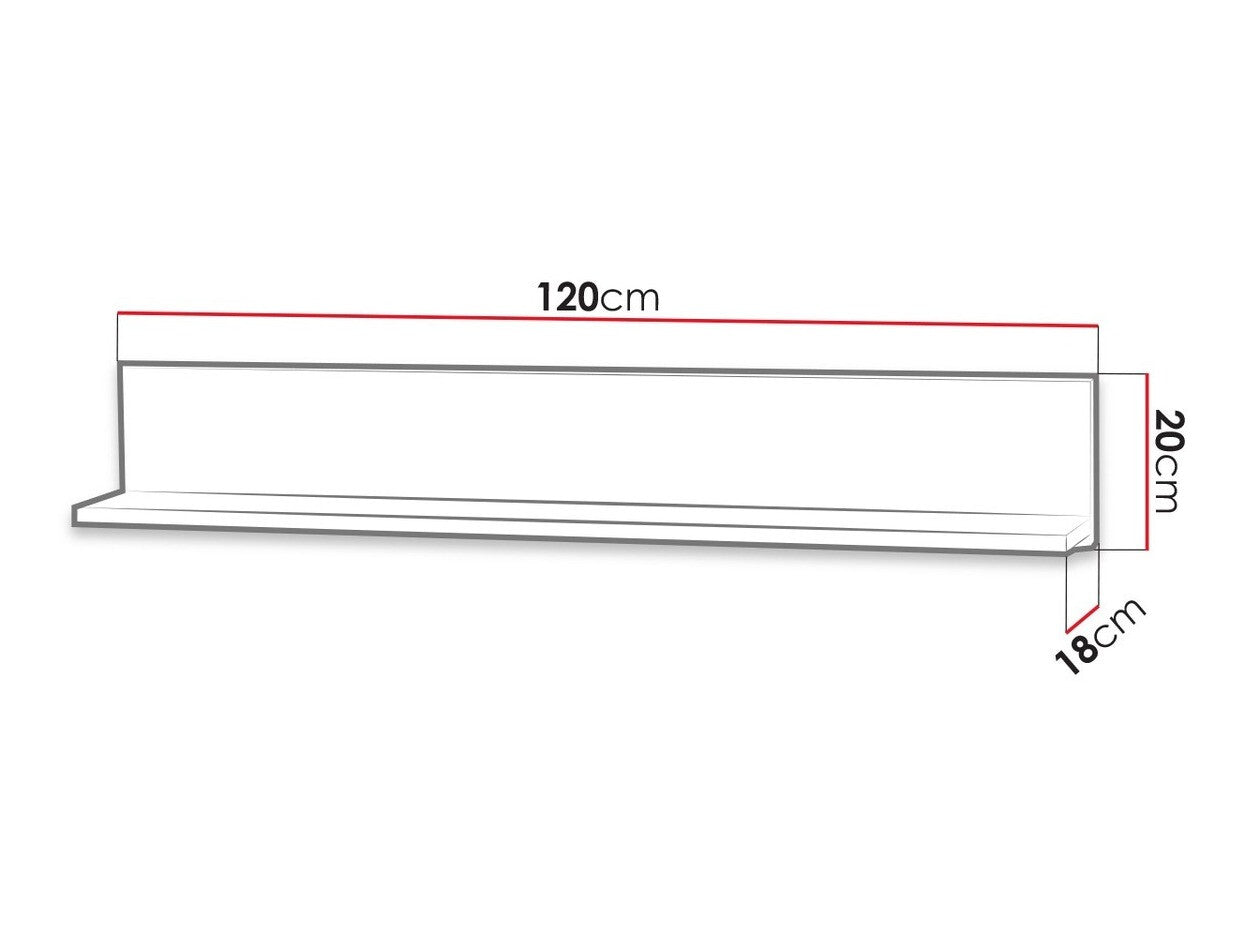 Wall shelf Toledo F109