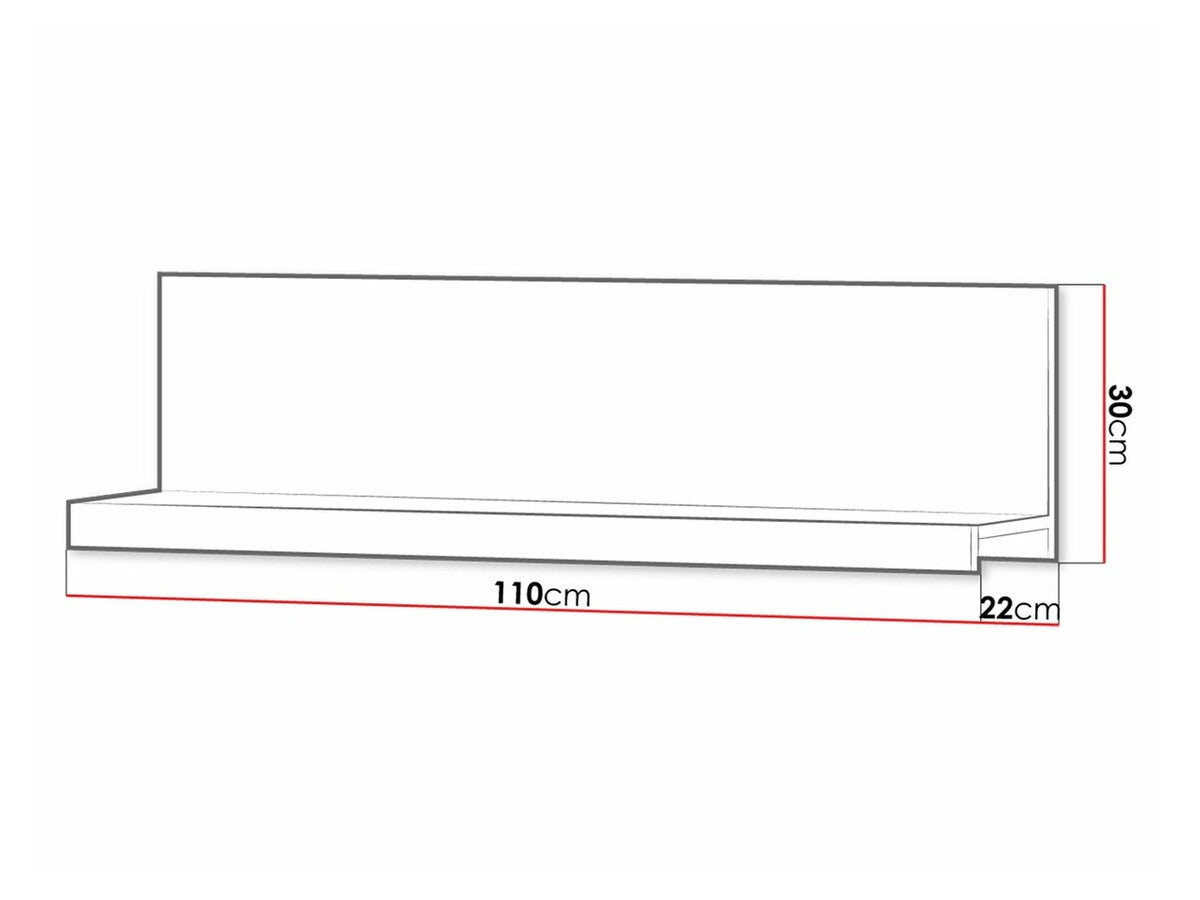 Wall shelf Toledo E105