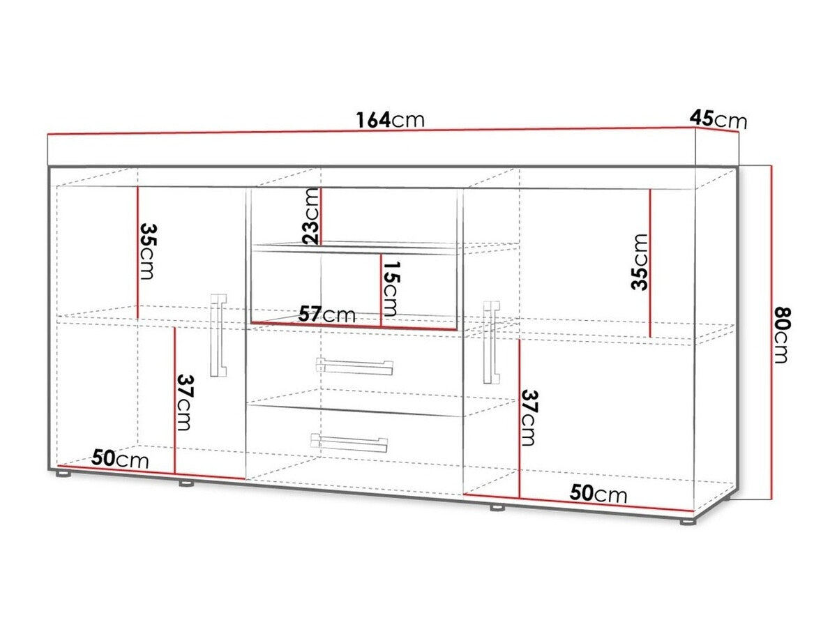 Chest of drawers Toledo E103