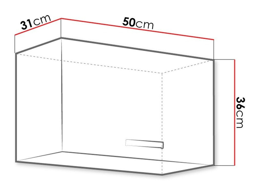 Modulært vægskab Multi White 120