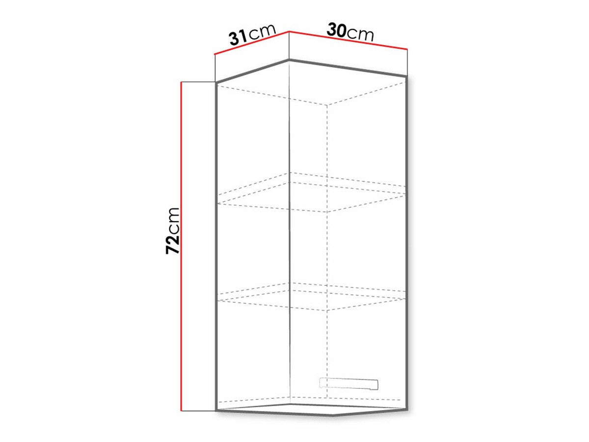 Modulært vægskab Multi White 104