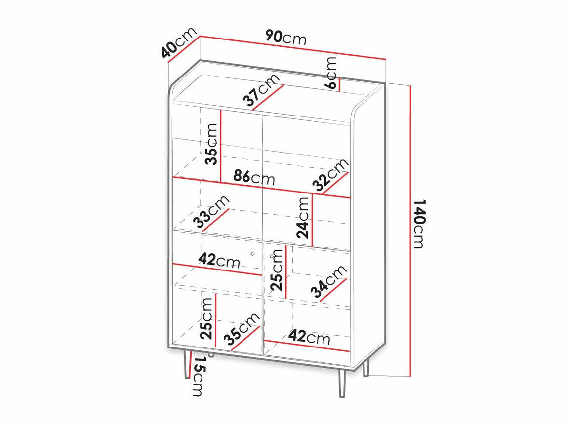 Display cabinet Providence M108