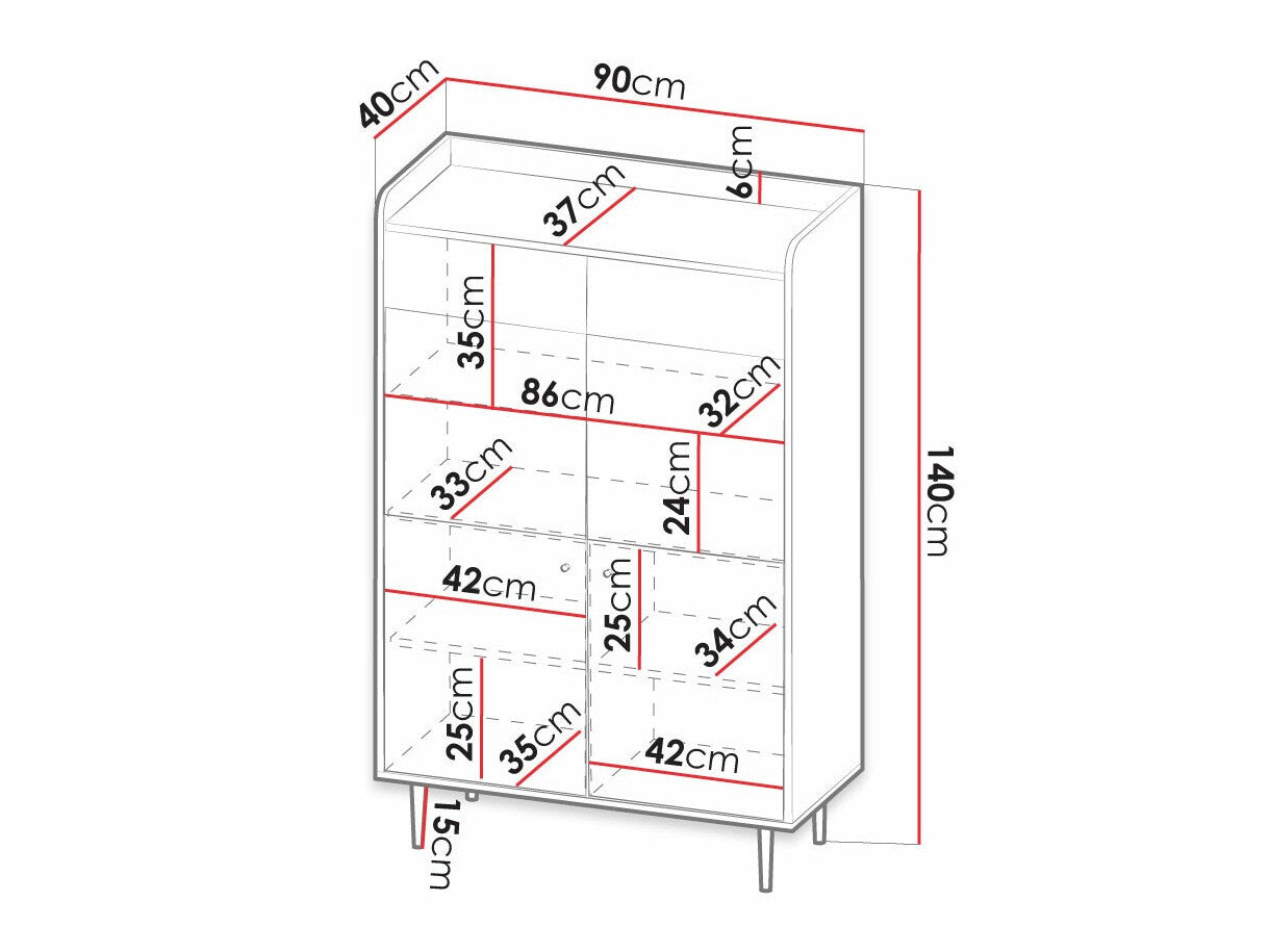 Display cabinet Providence M108