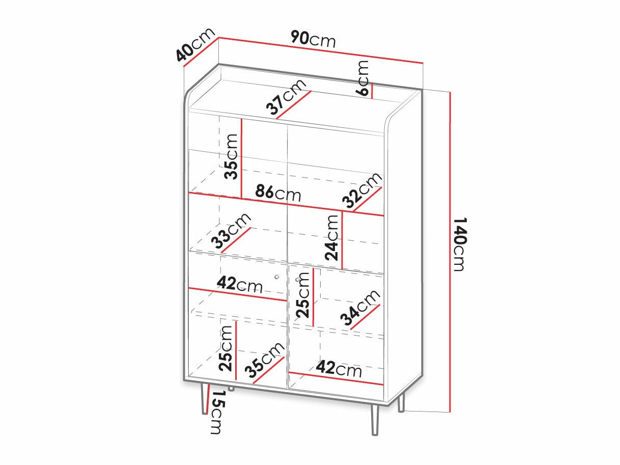 Display cabinet Providence M108