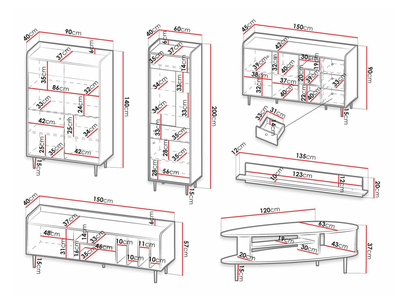 Living room set Providence M101