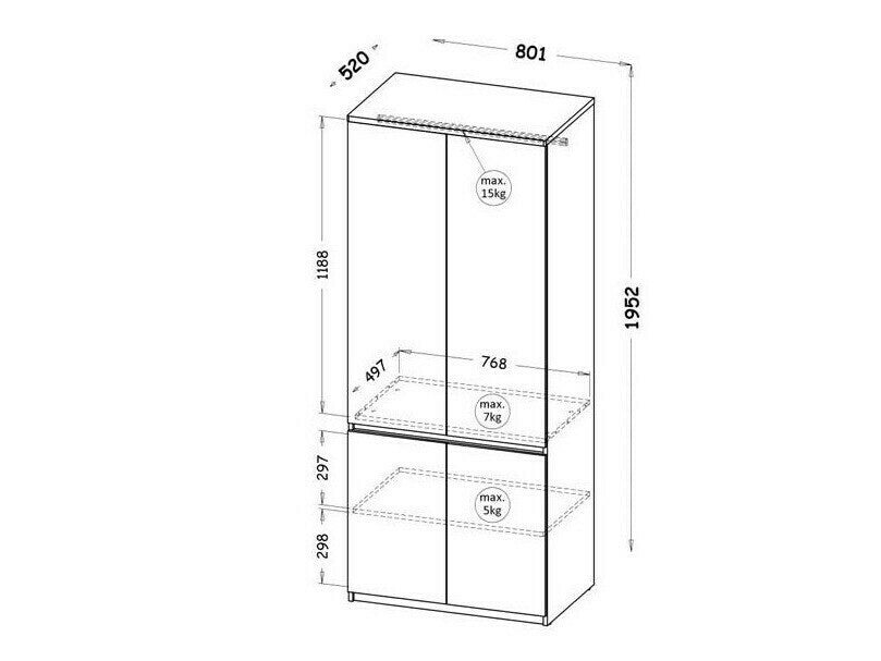 Garderobe Ogden M100
