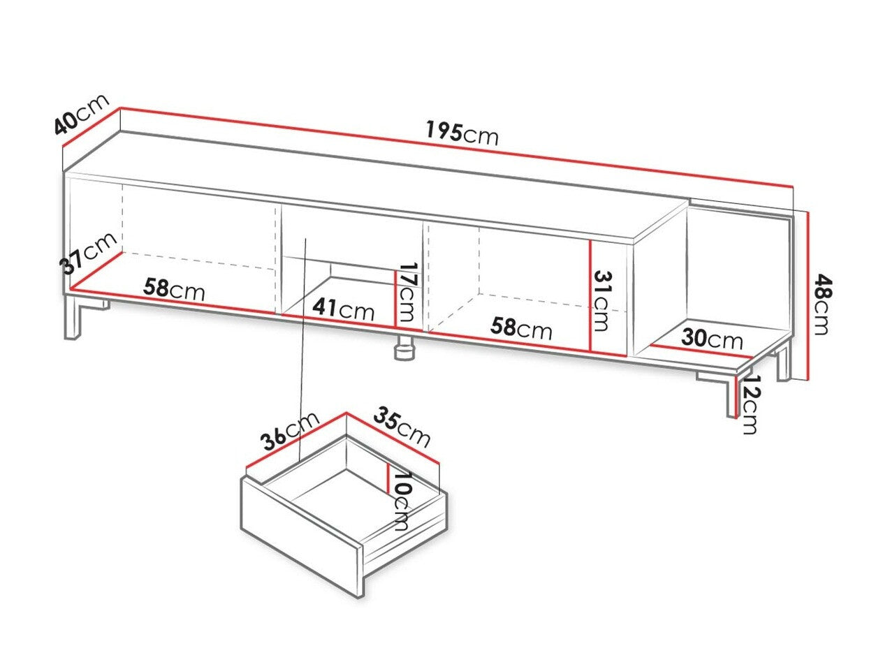 TV-bord Charlotte 157