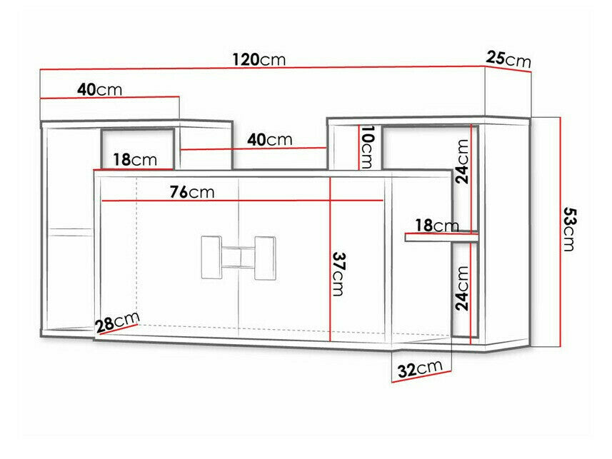 Wall cabinet Akron N107