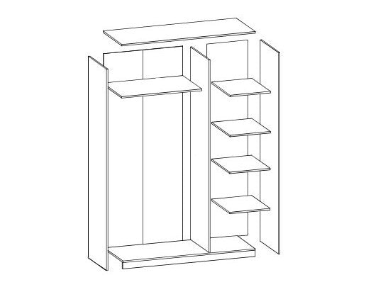 Garderobe Daleta 127