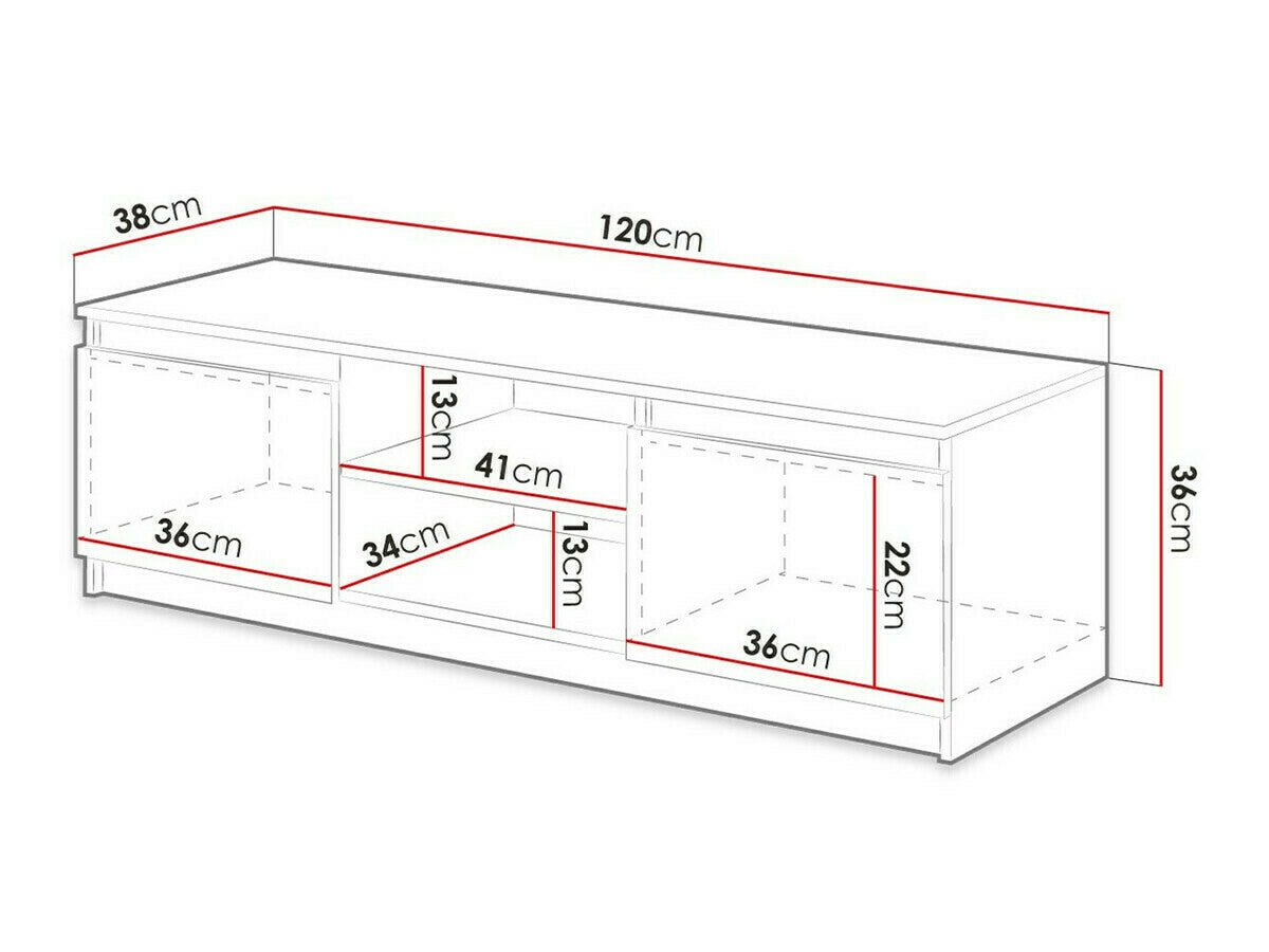 TV-bord Sarasota 139