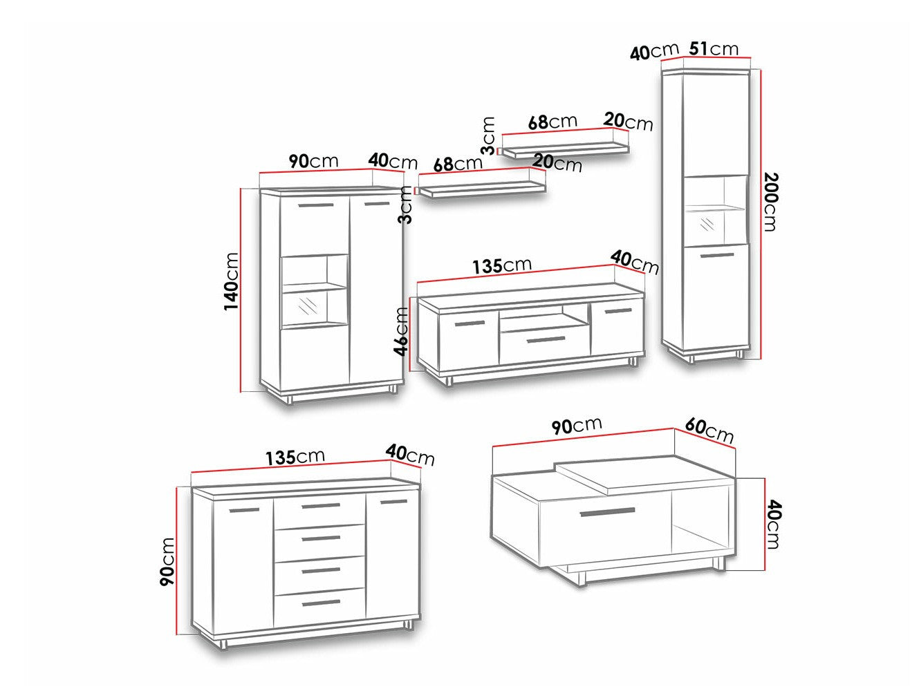 Living room set Providence N117