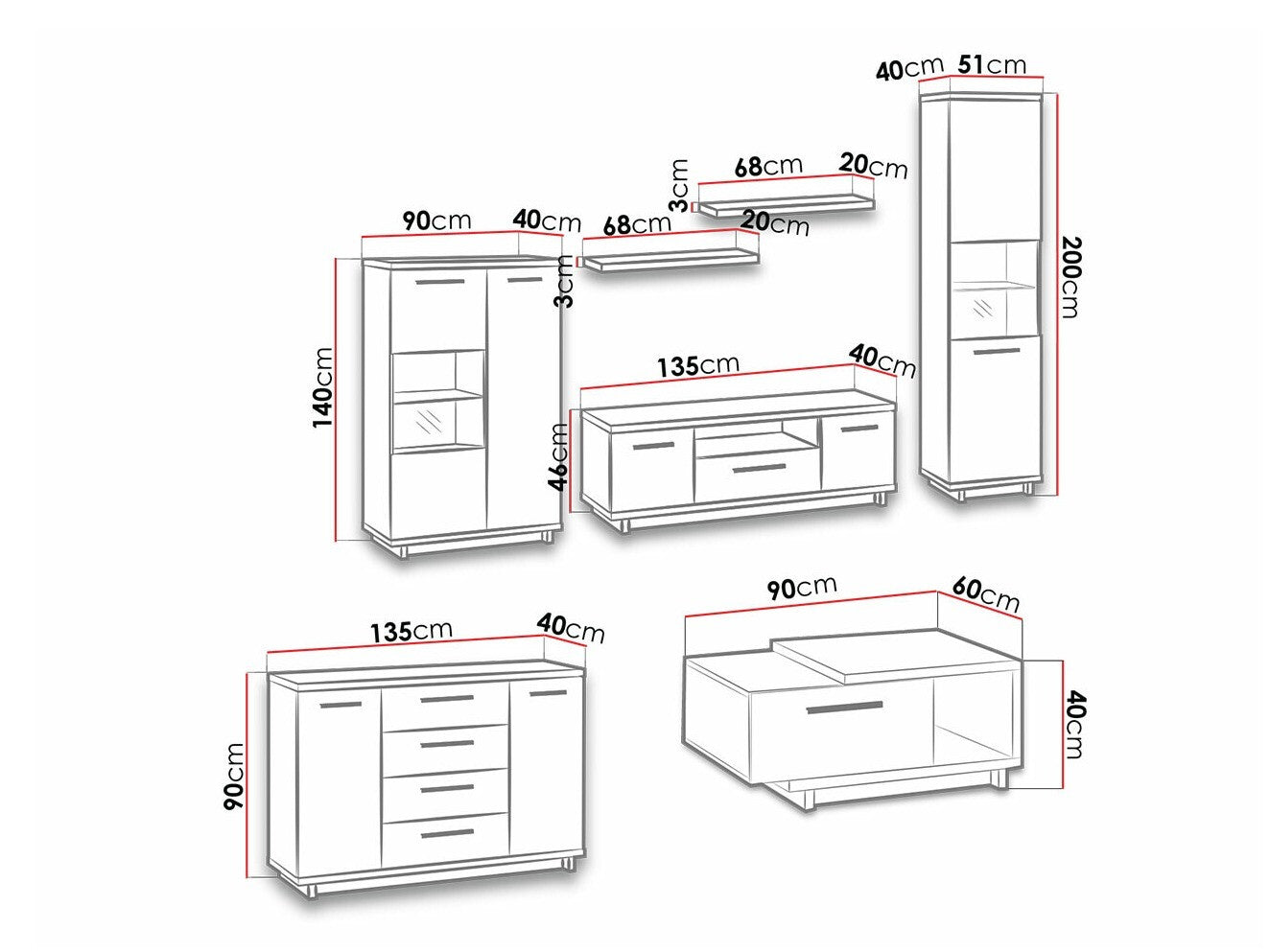 Living room set Providence N117