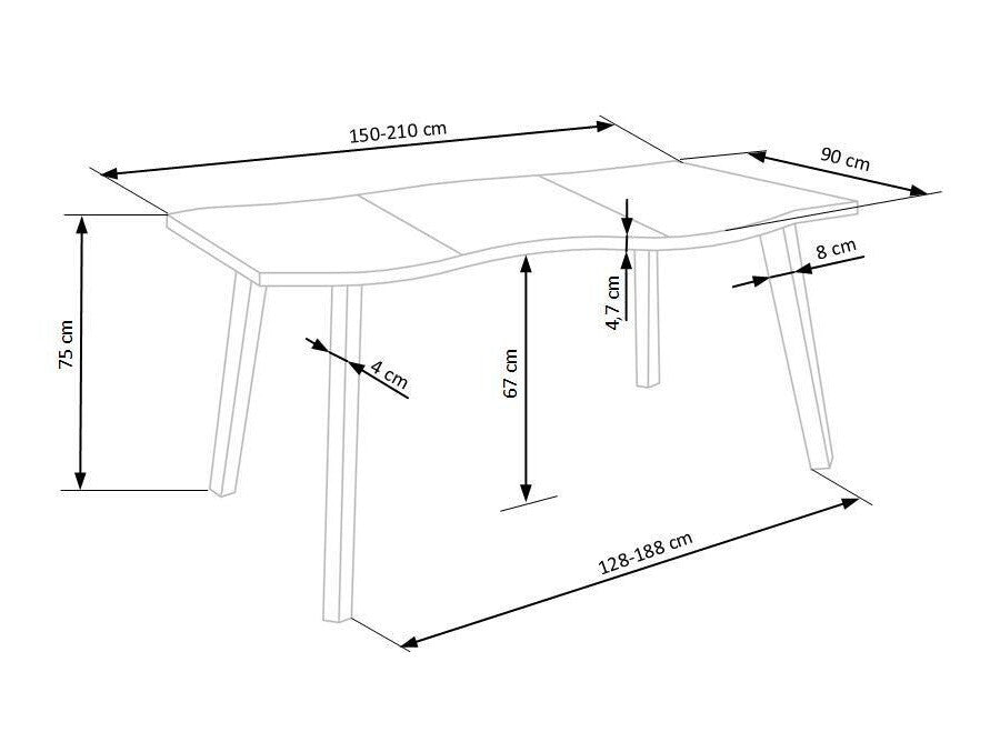 Spisestue-sæt Houston 719