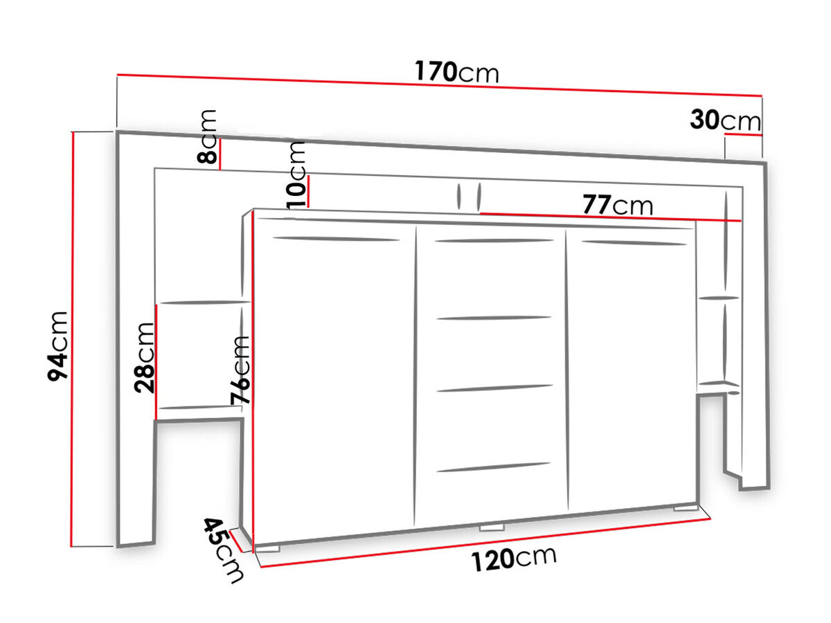 Chest of drawers Nashville 106