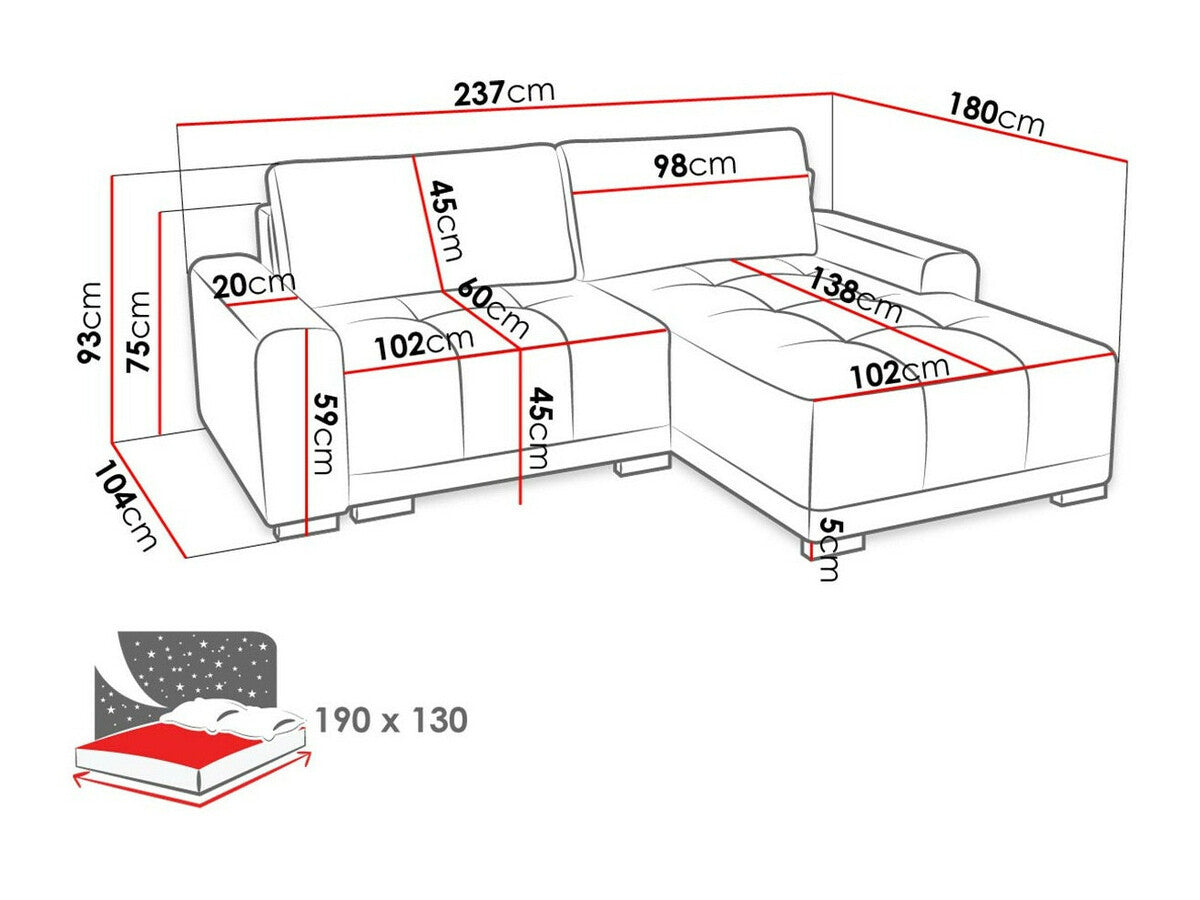 Hjørnesofa Columbus 183