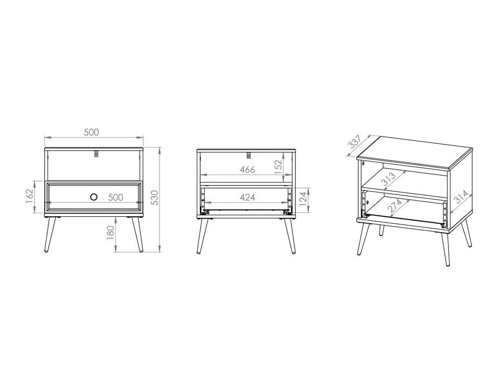 Sengebord Elbrevi 106
