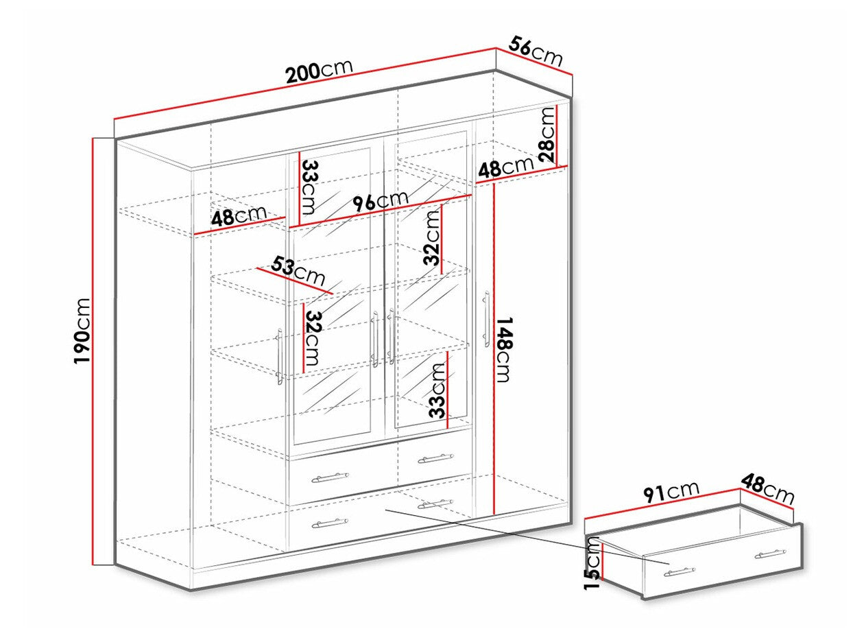 Garderobe Omaha K100