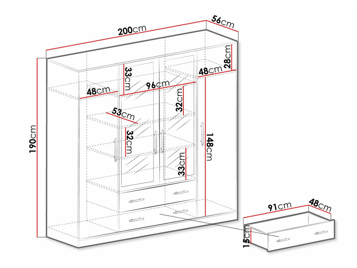 Garderobe Omaha K101