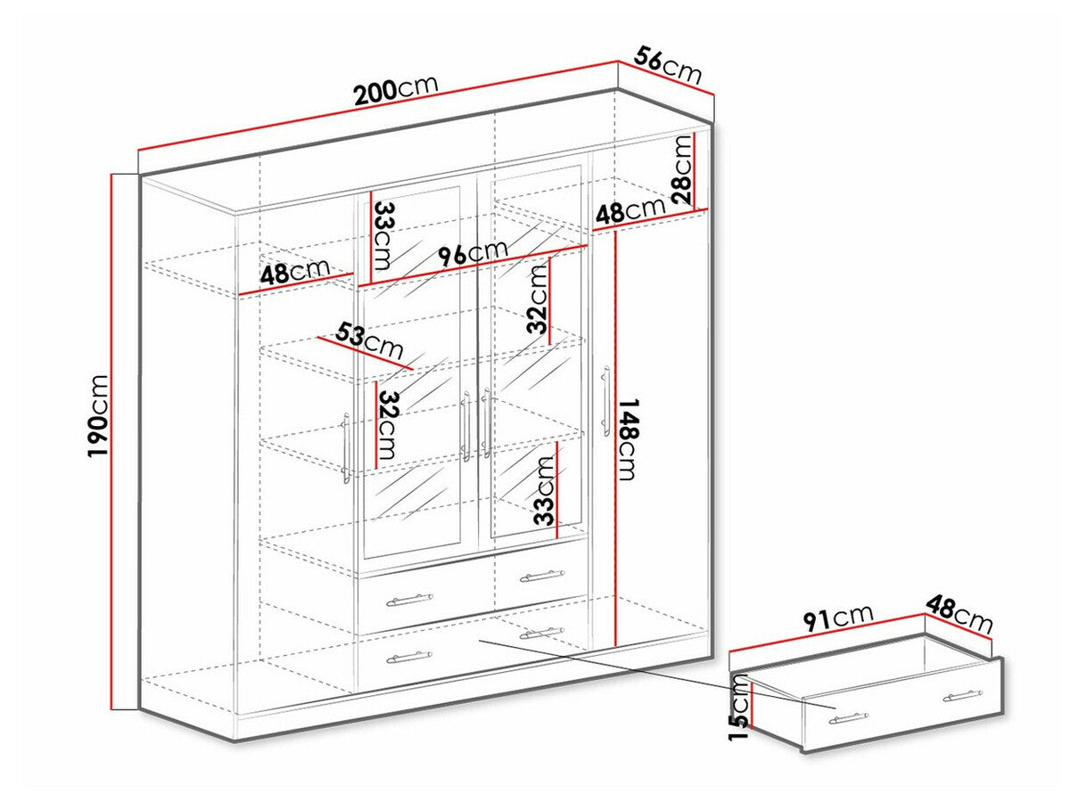 Garderobe Omaha K101