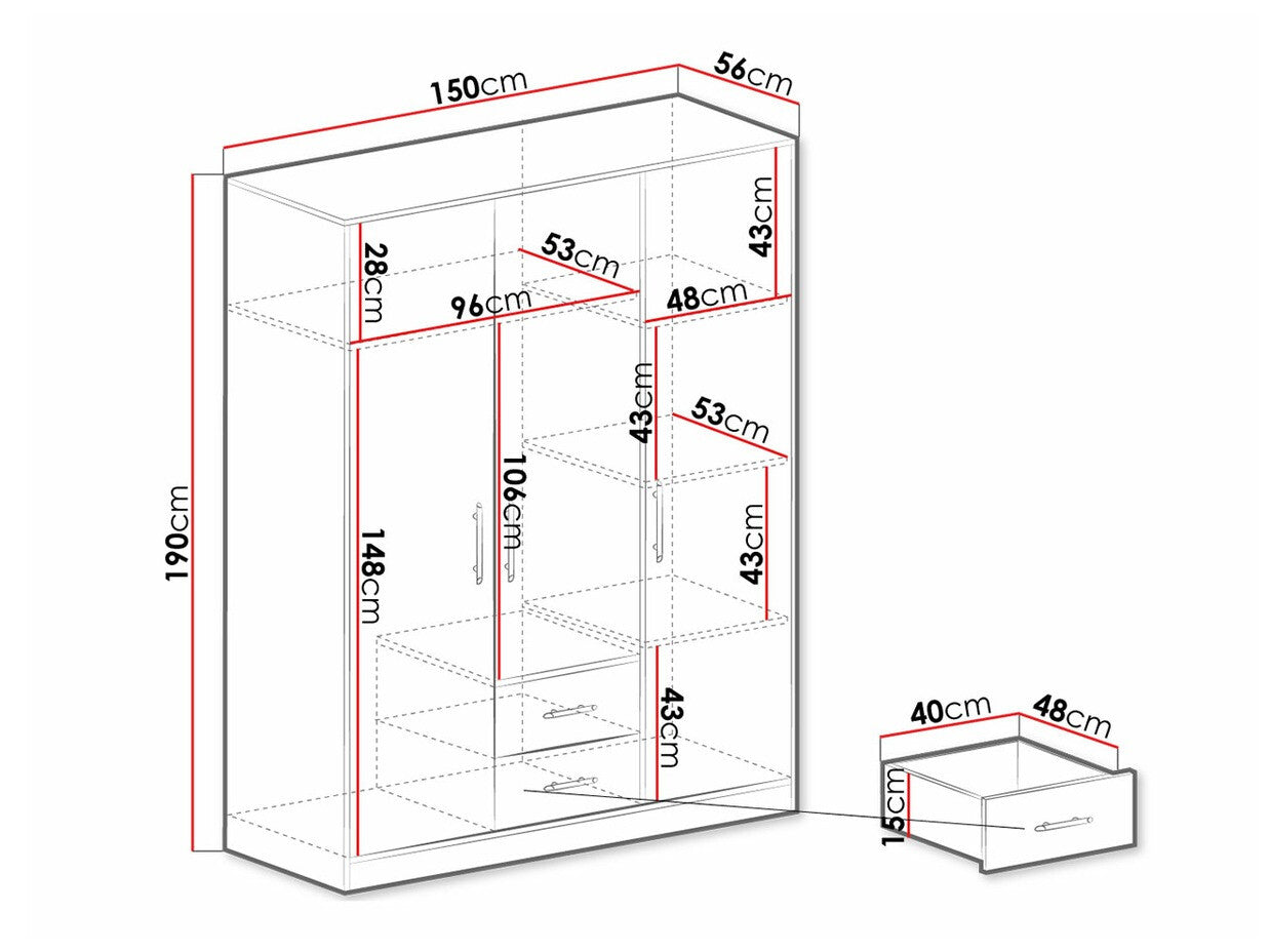 Garderobe Omaha K102