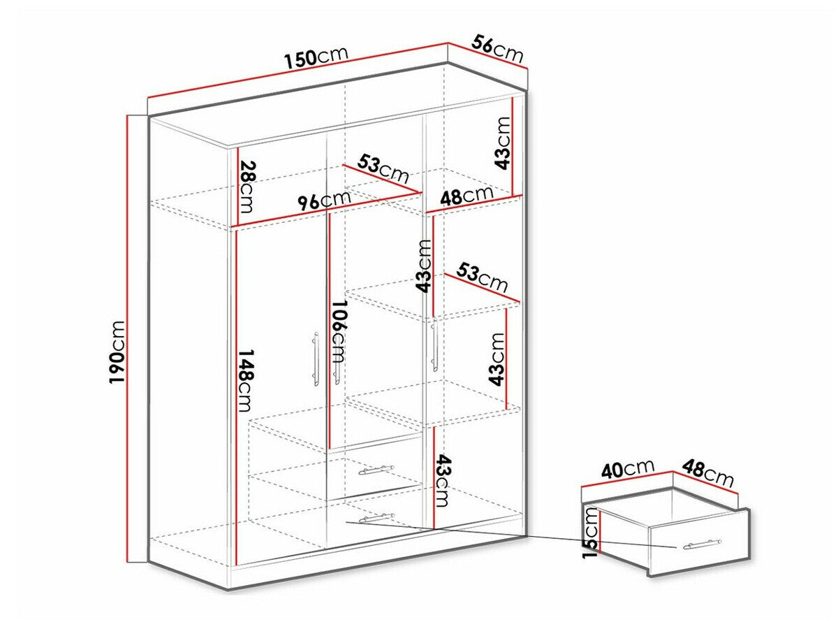 Garderobe Omaha K102