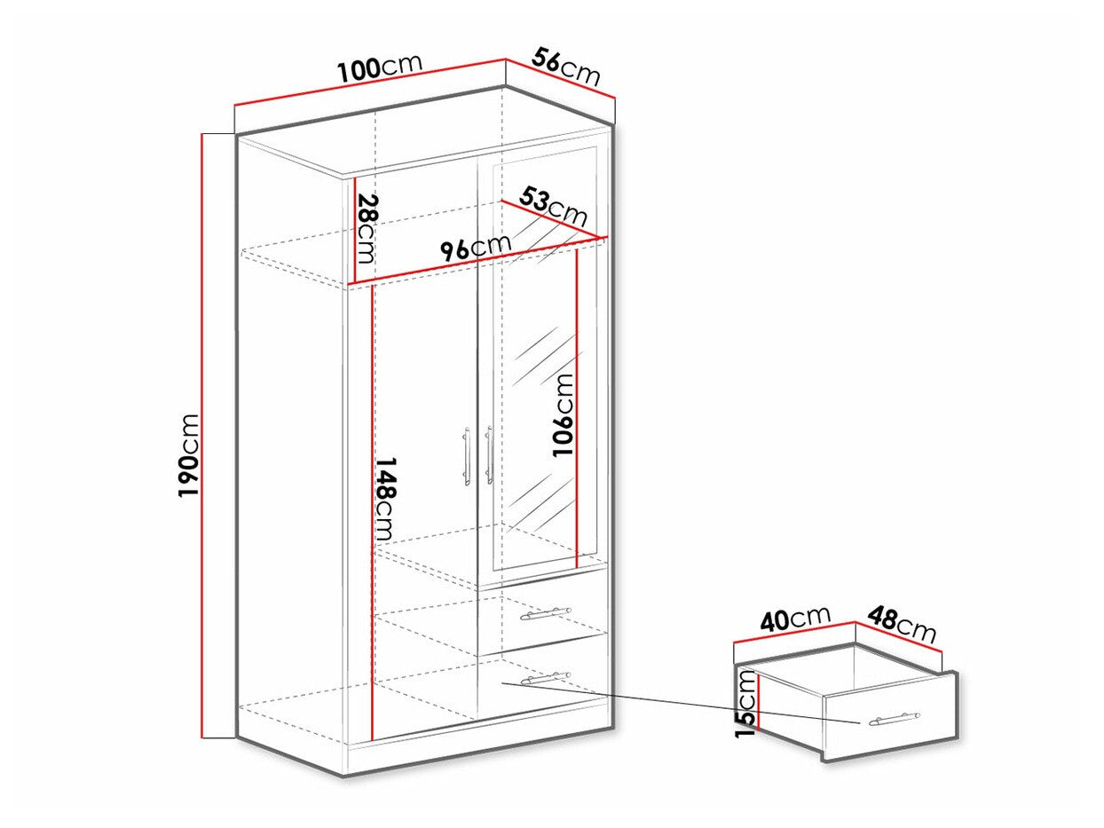 Garderobeskab Cavmero 104