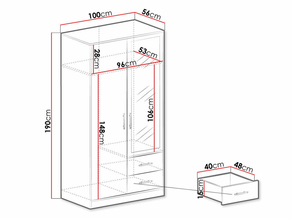 Garderobe Omaha K104