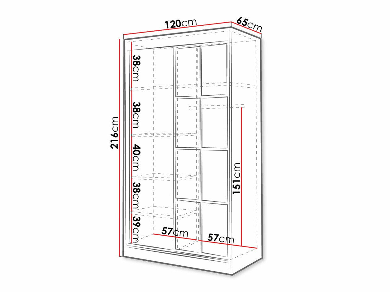 Garderobeskab Toledo 118