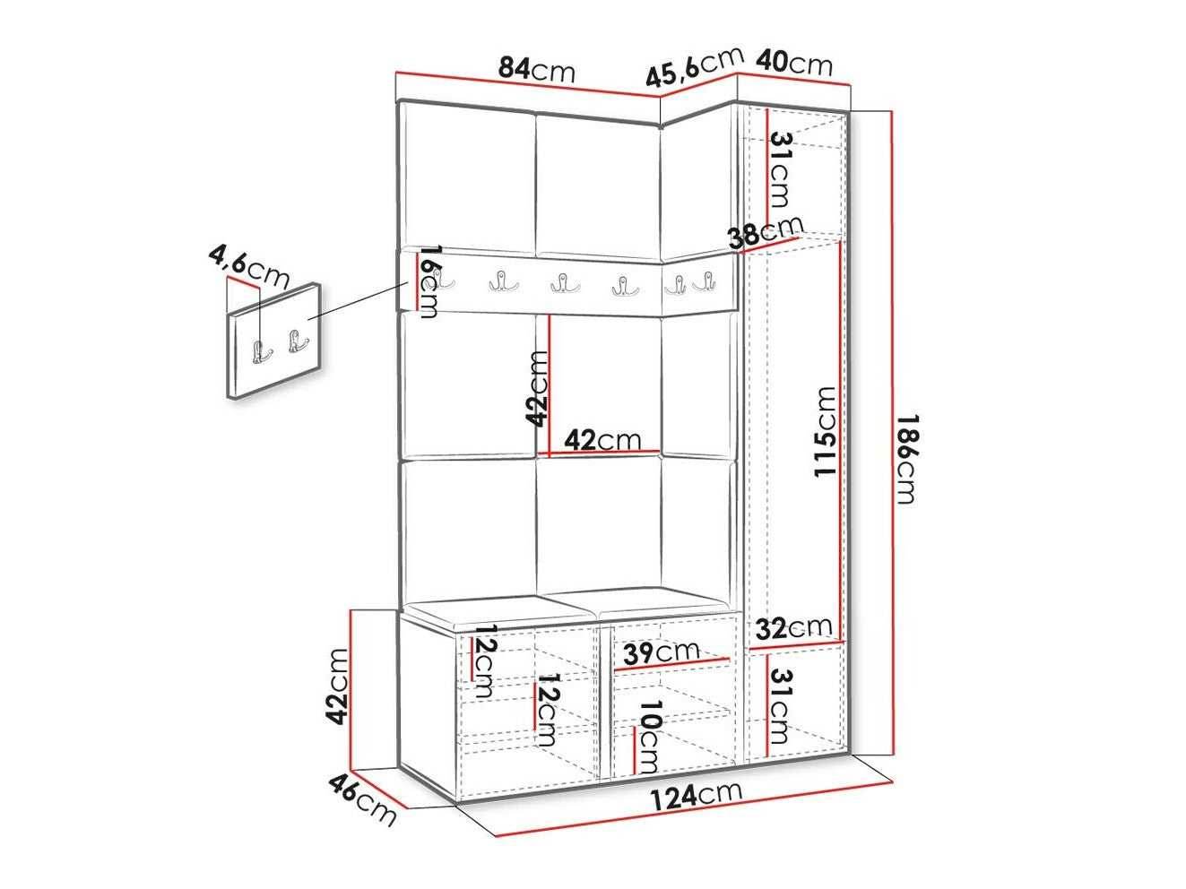 Entrésæt Hartford 471