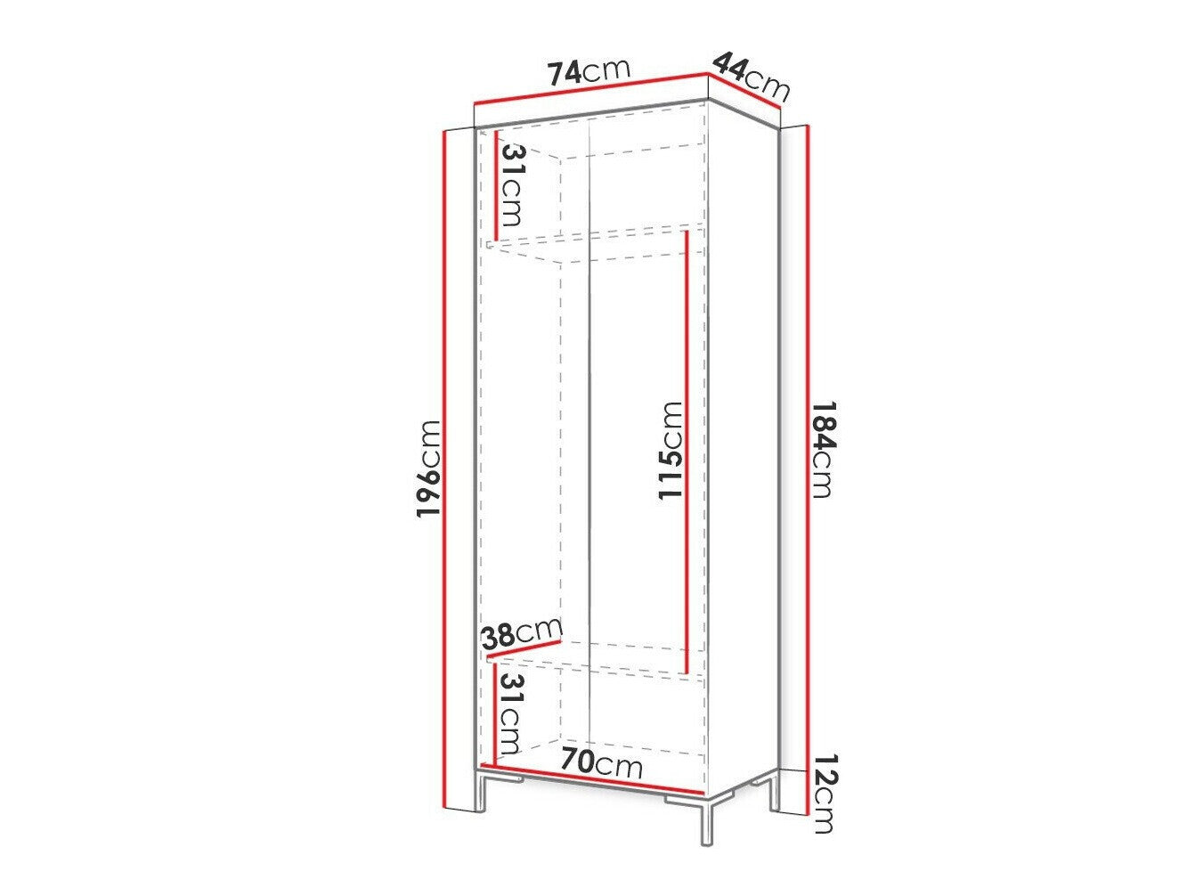 Wardrobe Hartford F110