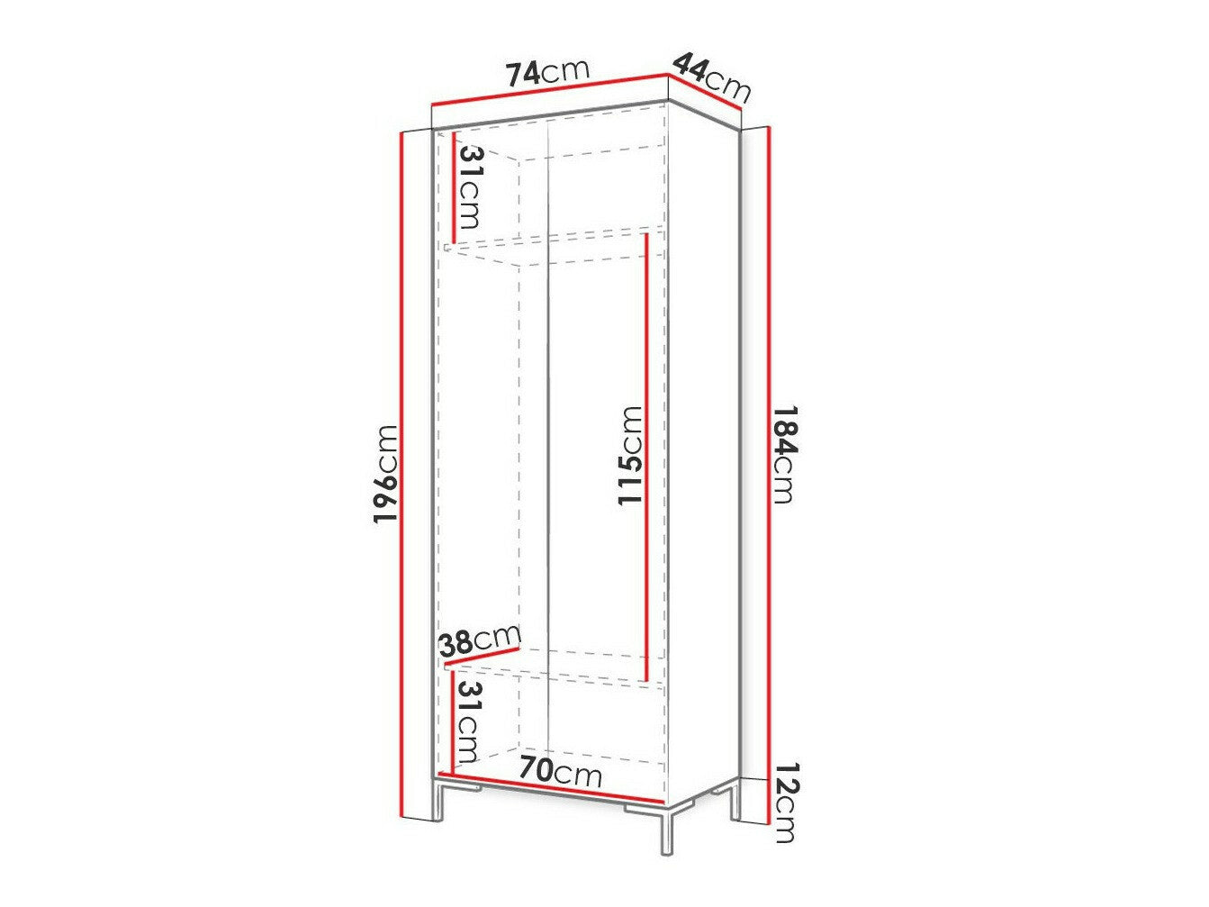 Wardrobe Hartford F110