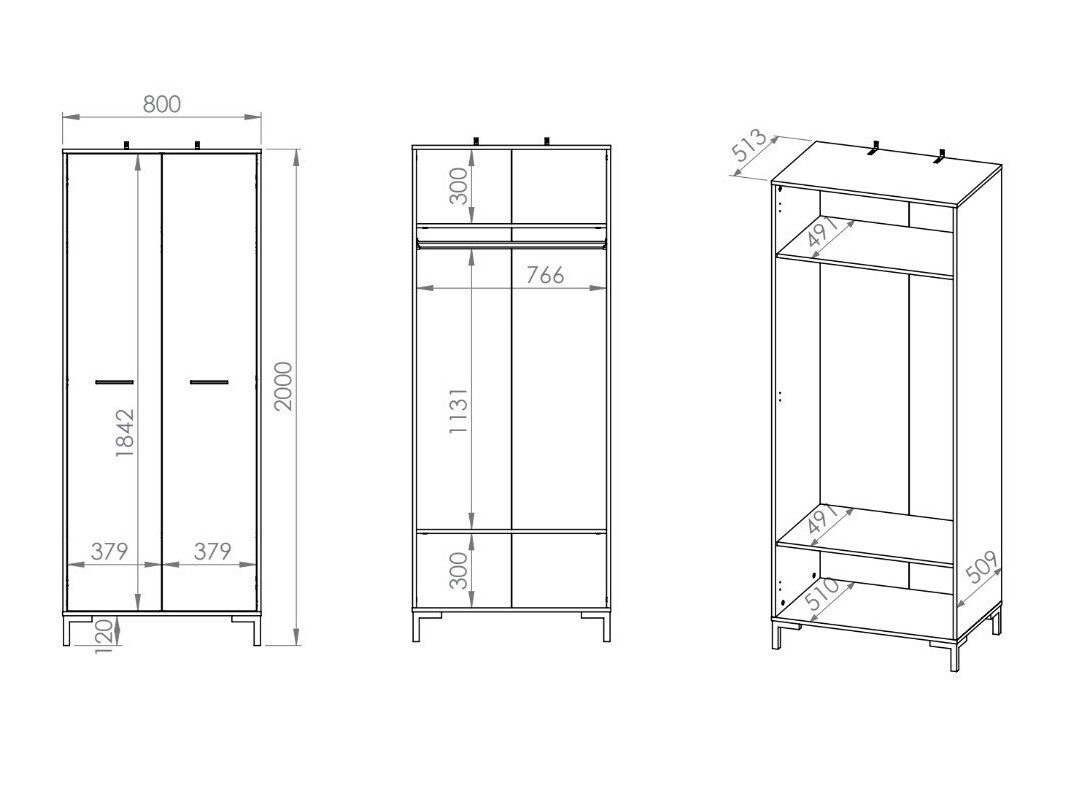 Garderobeskab Larnolo 114