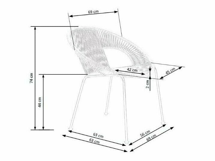 Udendørs stol Houston 446