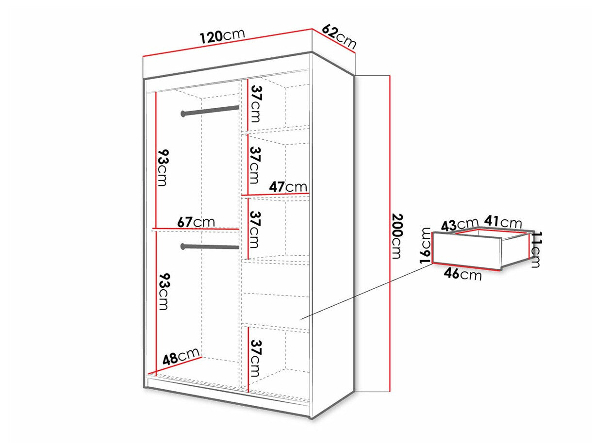 Garderobeskab Hartford 308