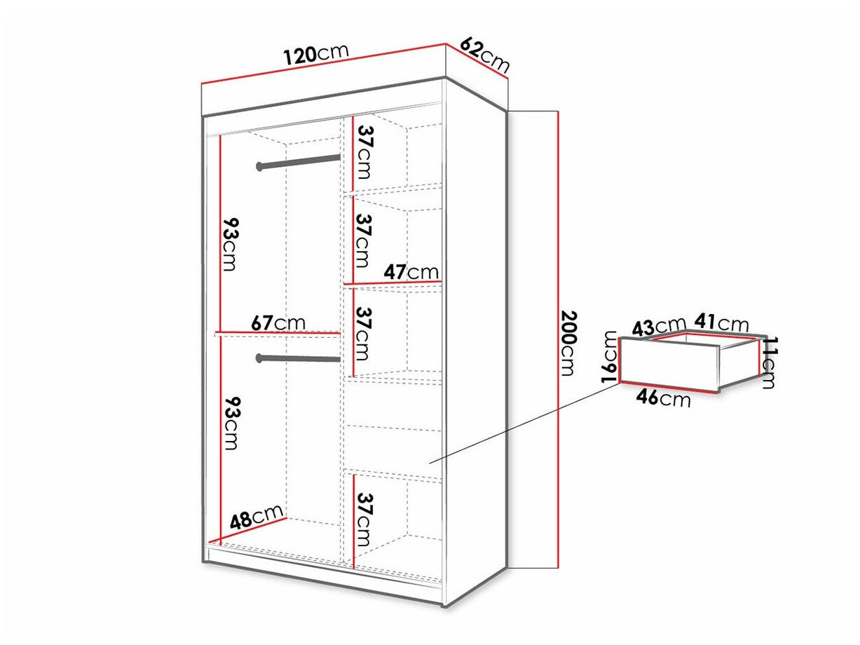 Garderobeskab Hartford 309