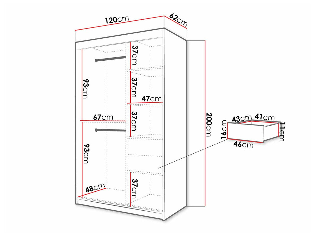 Garderobeskab Hartford 309