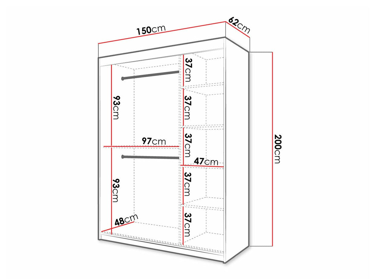 Garderobeskab Hartford 311