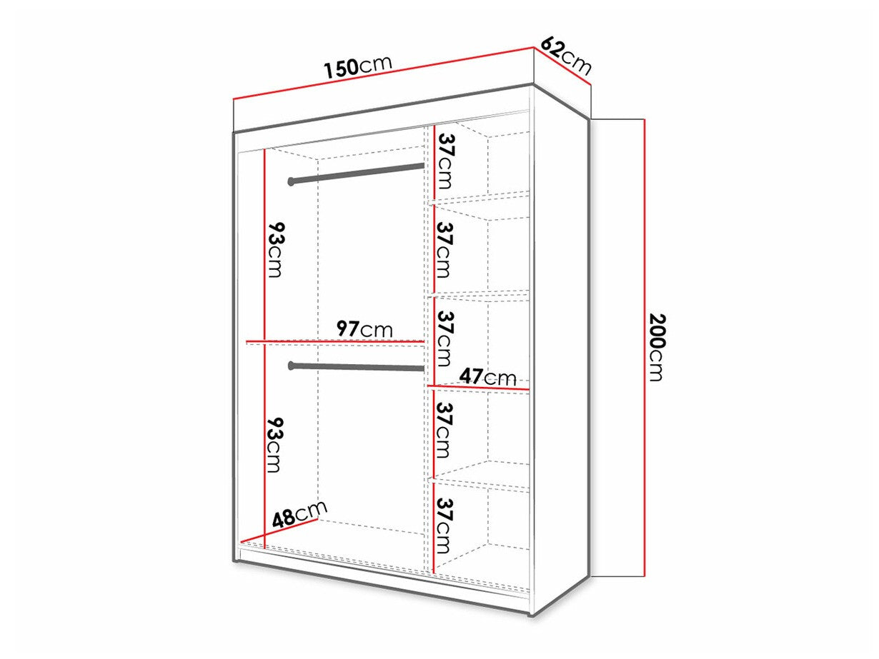 Garderobeskab Hartford 311