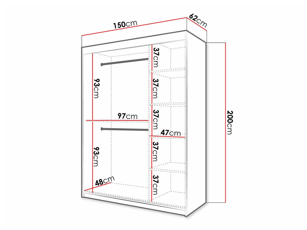 Garderobeskab Hartford 311
