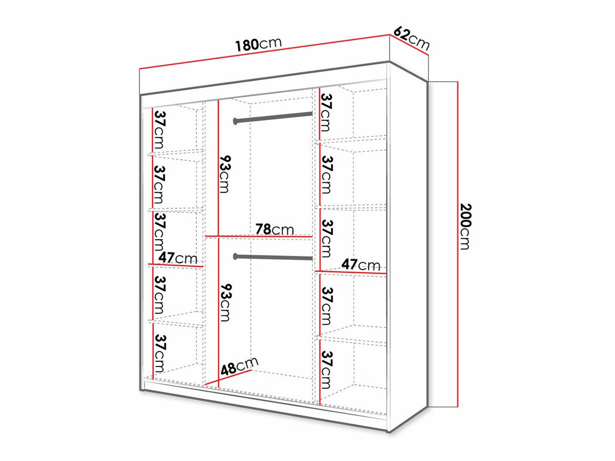 Garderobeskab Hartford 312