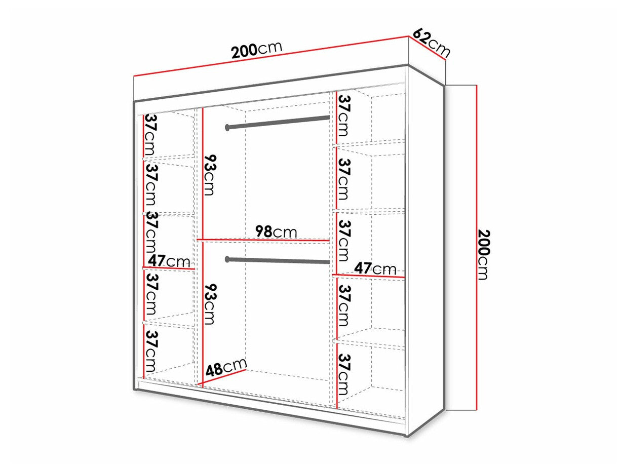 Garderobeskab Hartford 315