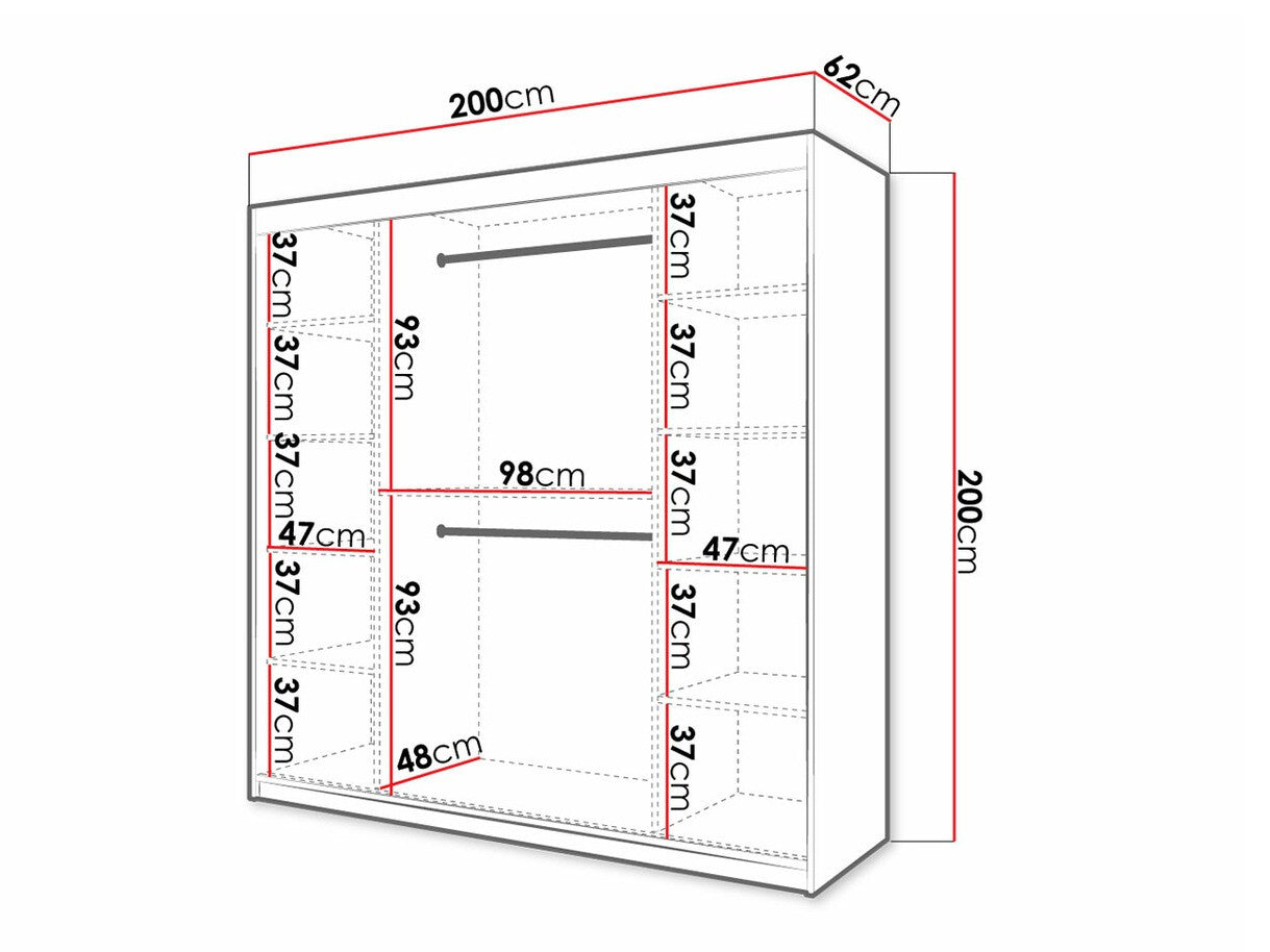 Garderobeskab Hartford 315
