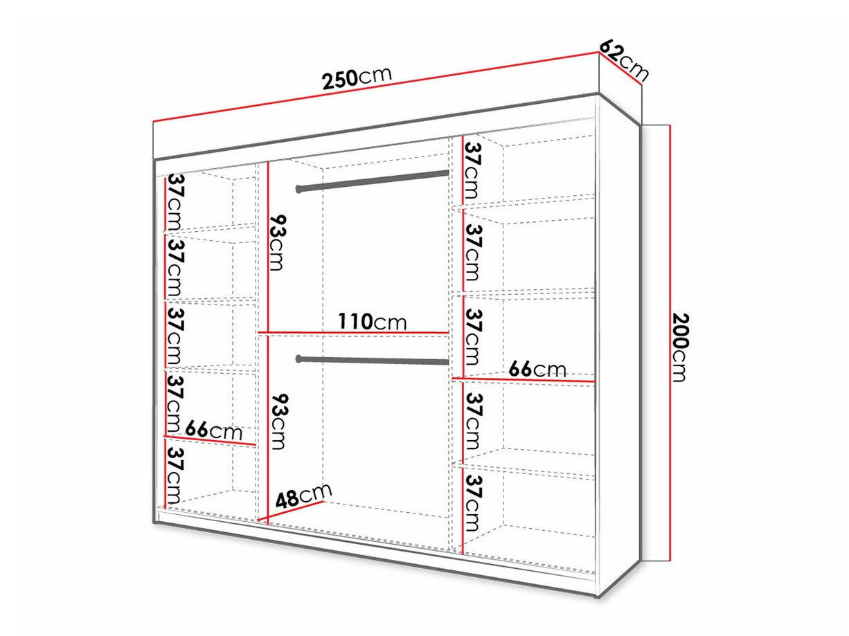 Garderobeskab Hartford 316
