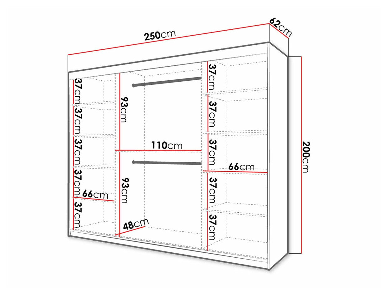 Garderobeskab Hartford 316