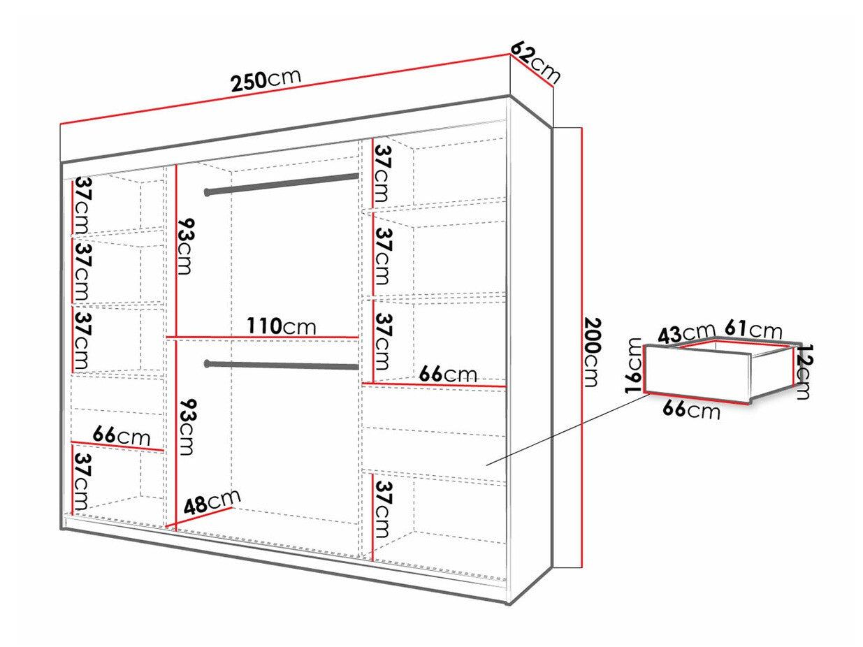 Garderobeskab Hartford 317