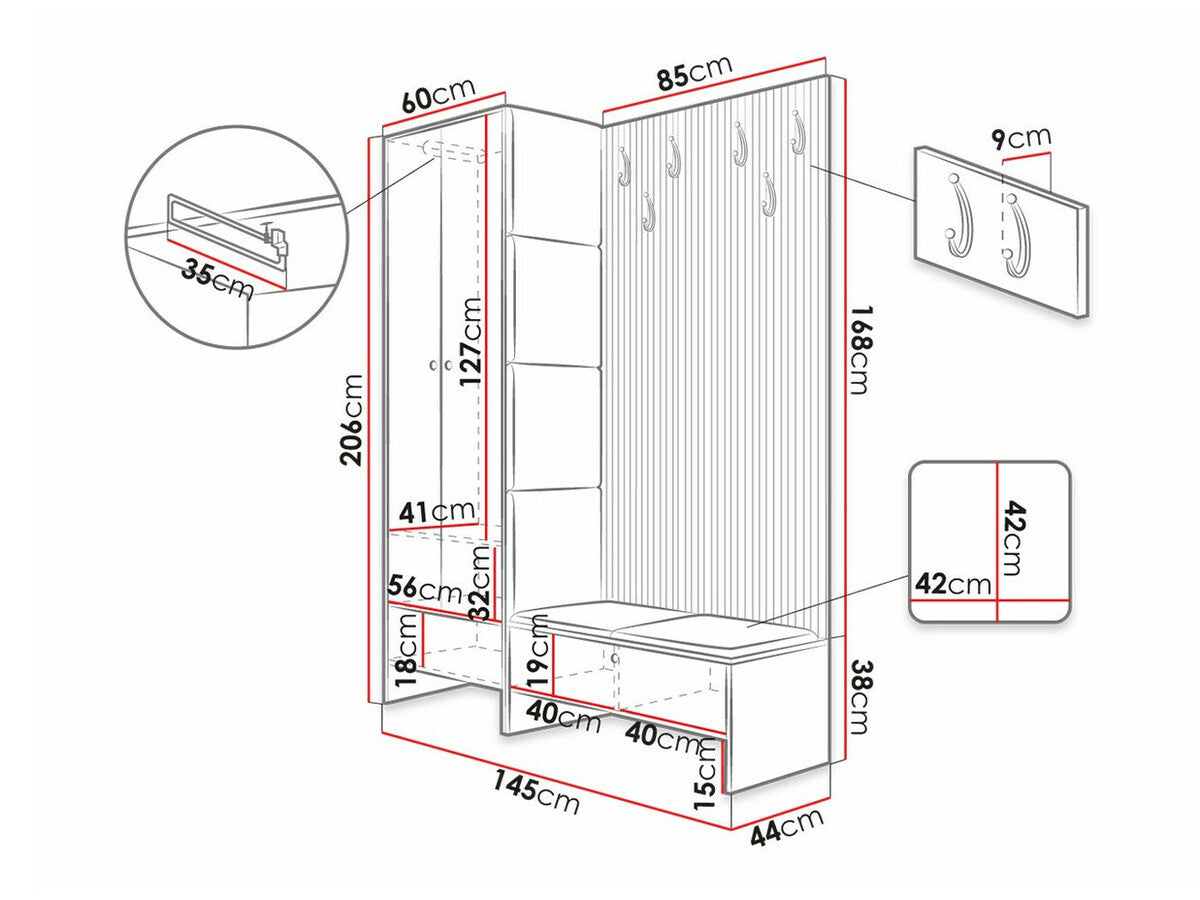 Entrésæt Hartford 320