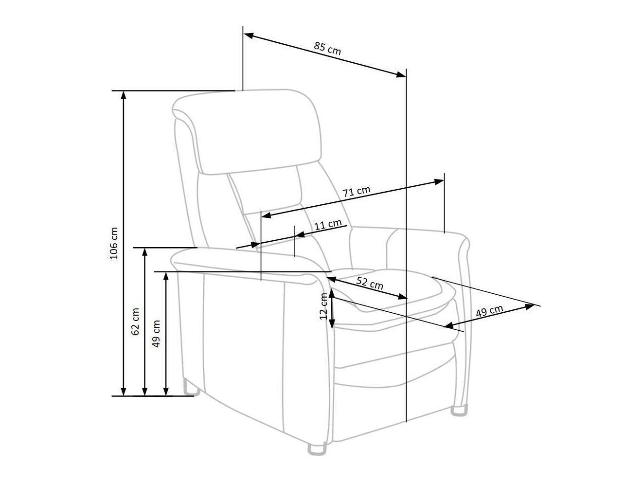 Lænestol Houston 1030
