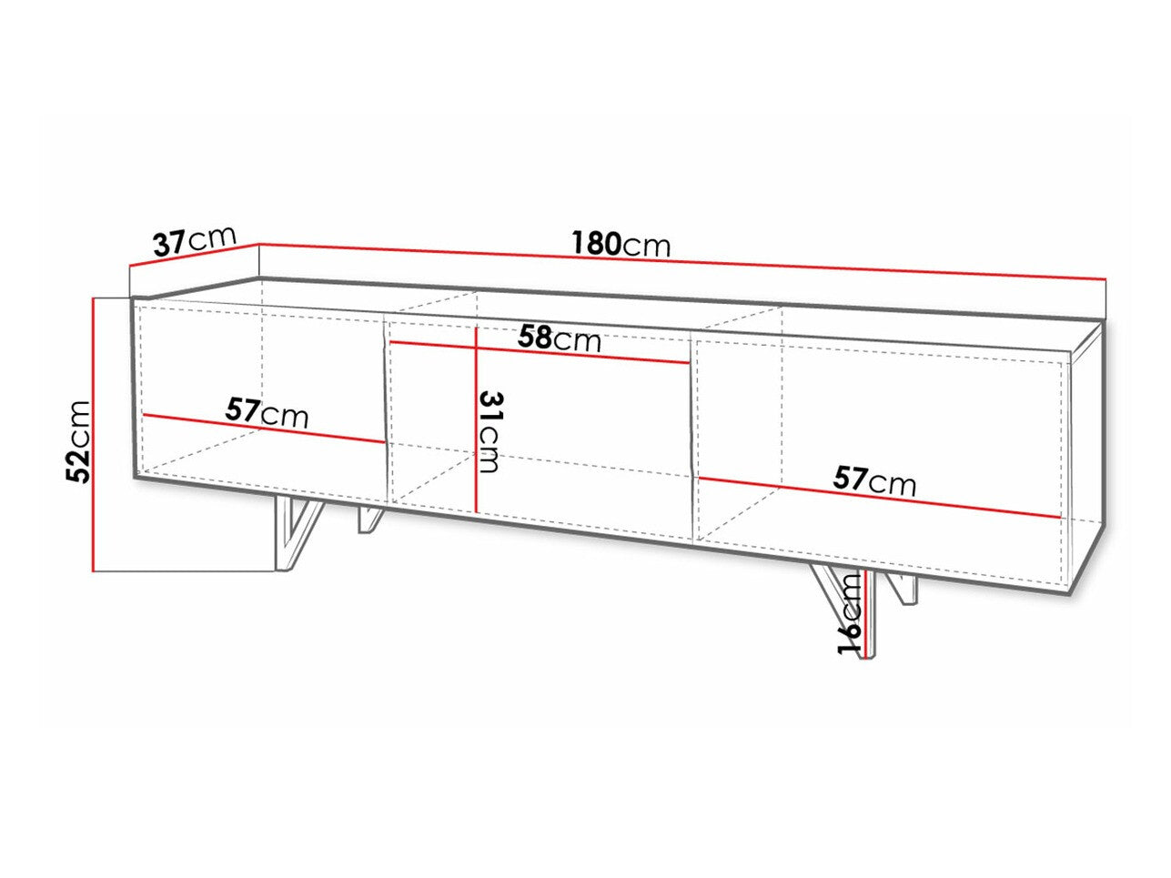 TV stand Merced M100