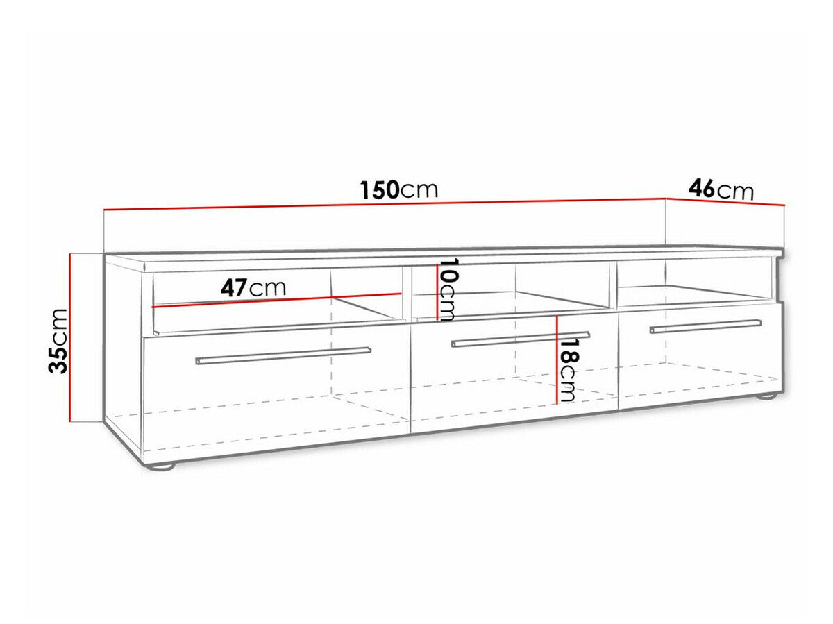 TV-bord Nashville 100
