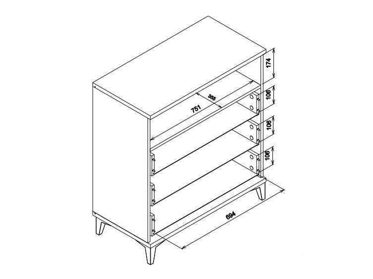 Kommode Orlando Y100
